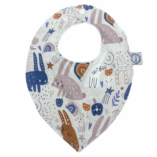 Earthy Bunny Dribble Bib