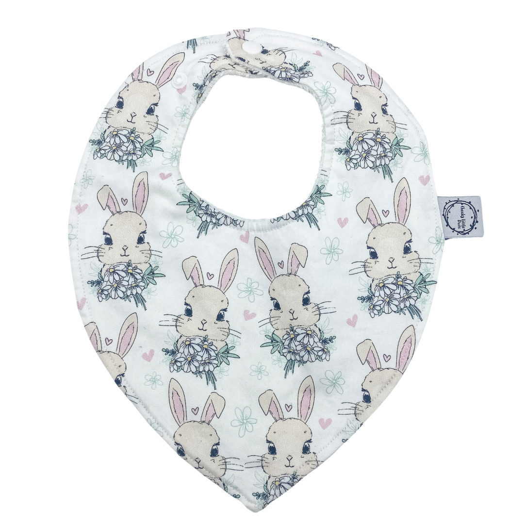 Daisy Rabbit Dribble Bib