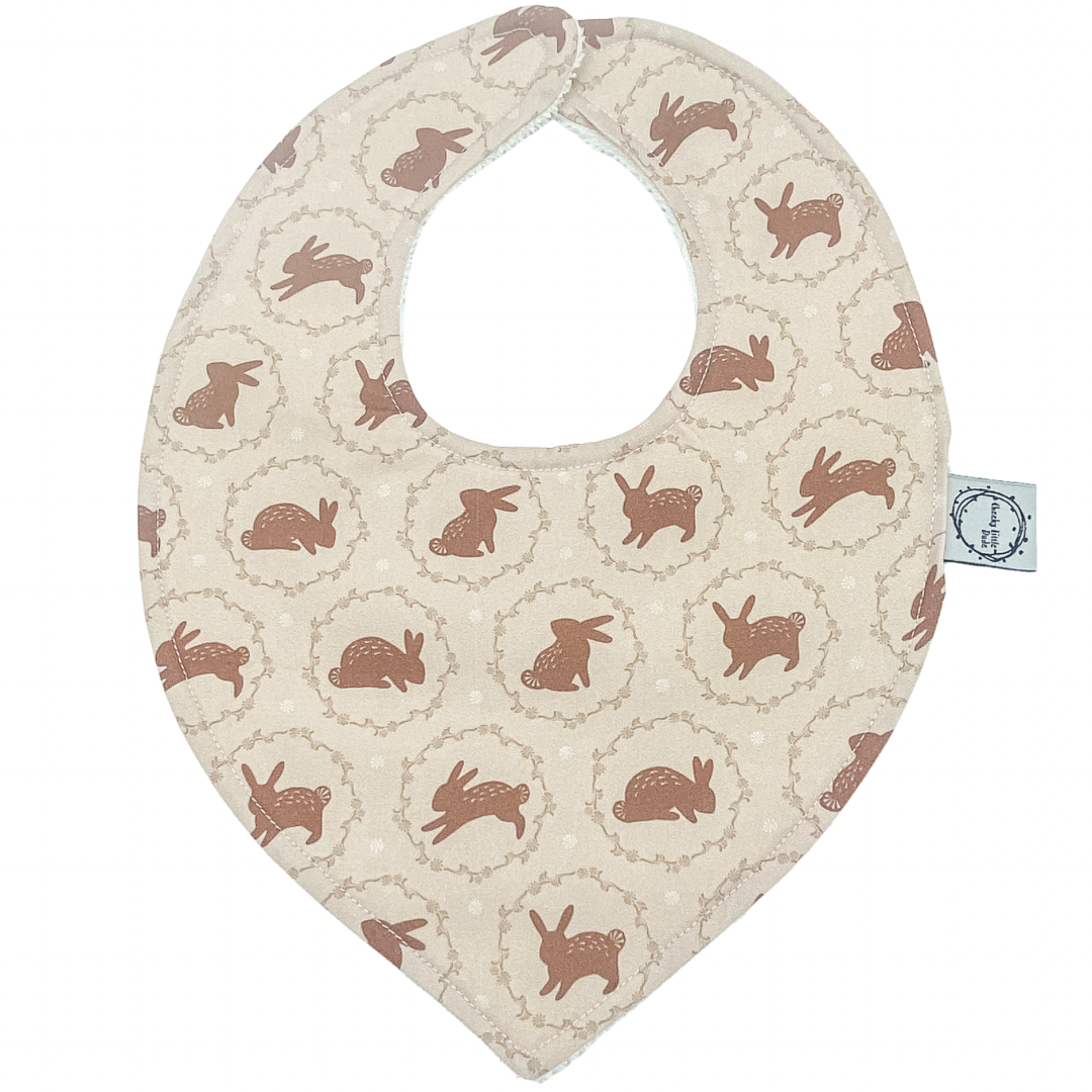 Choco Bunny Dribble Bib