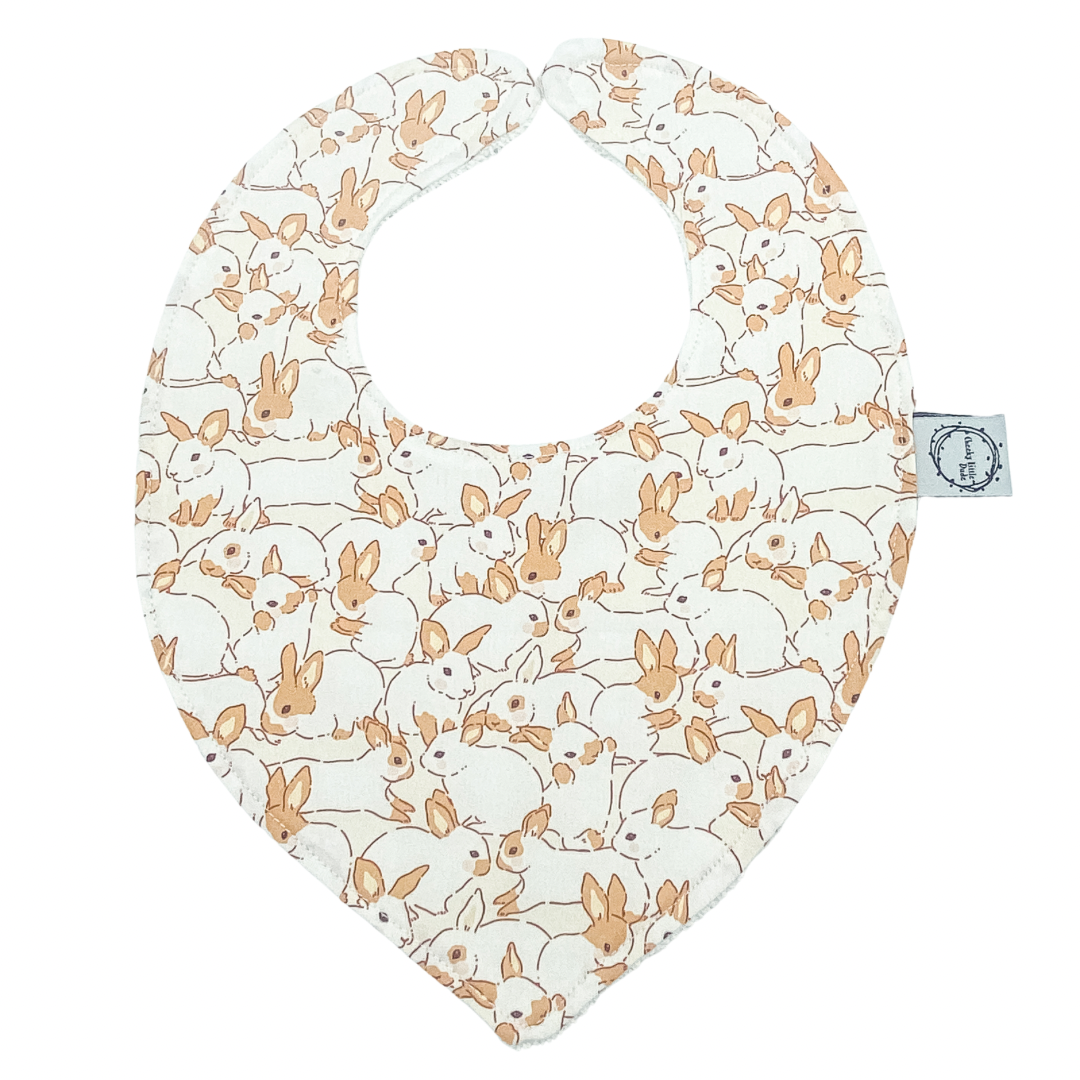 Dusty Bunny Dribble Bib