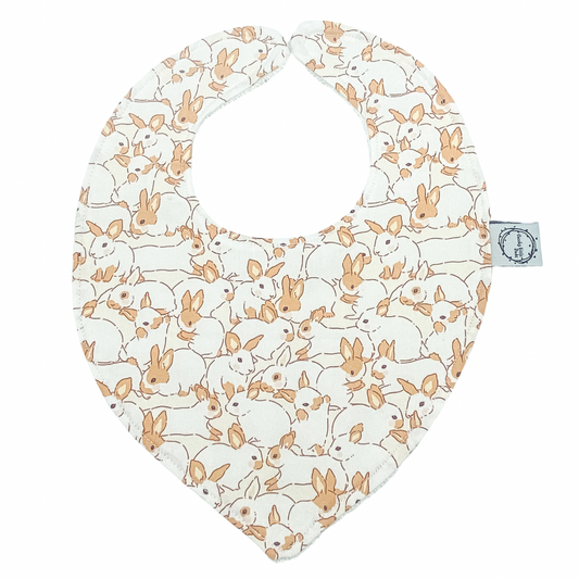 Dusty Bunny Dribble Bib