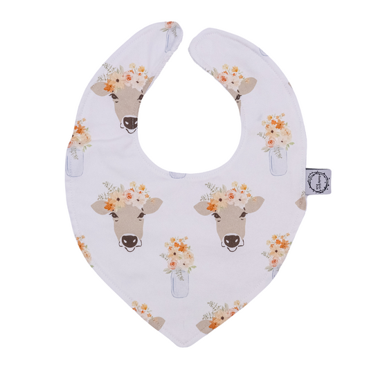 Medow Cow Dribble Bib