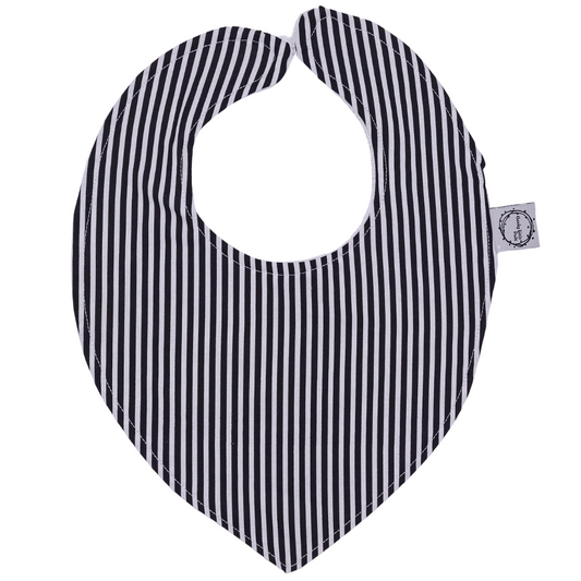 Black Stripe Dribble Bib