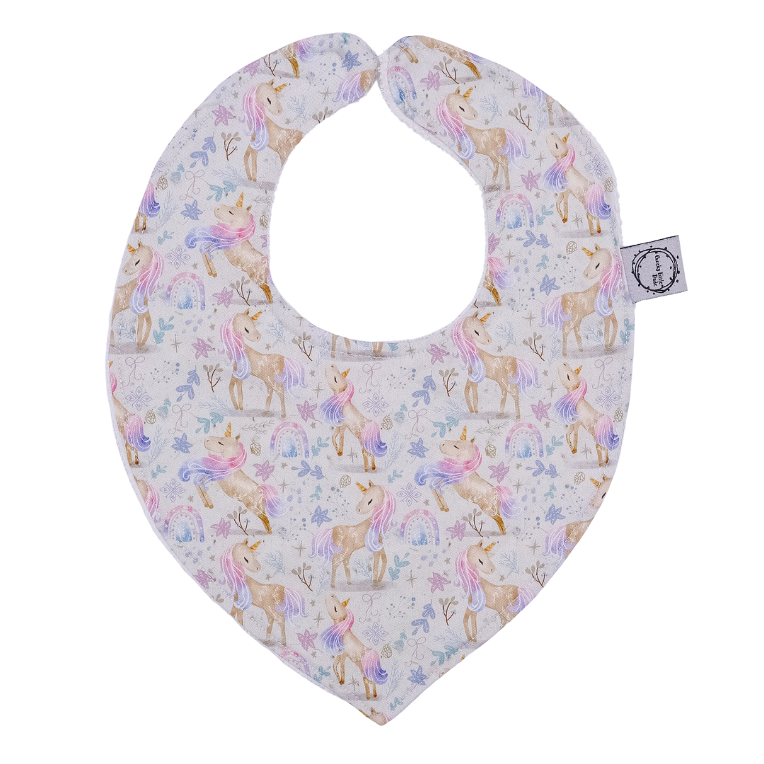 Unicorn Dribble Bib