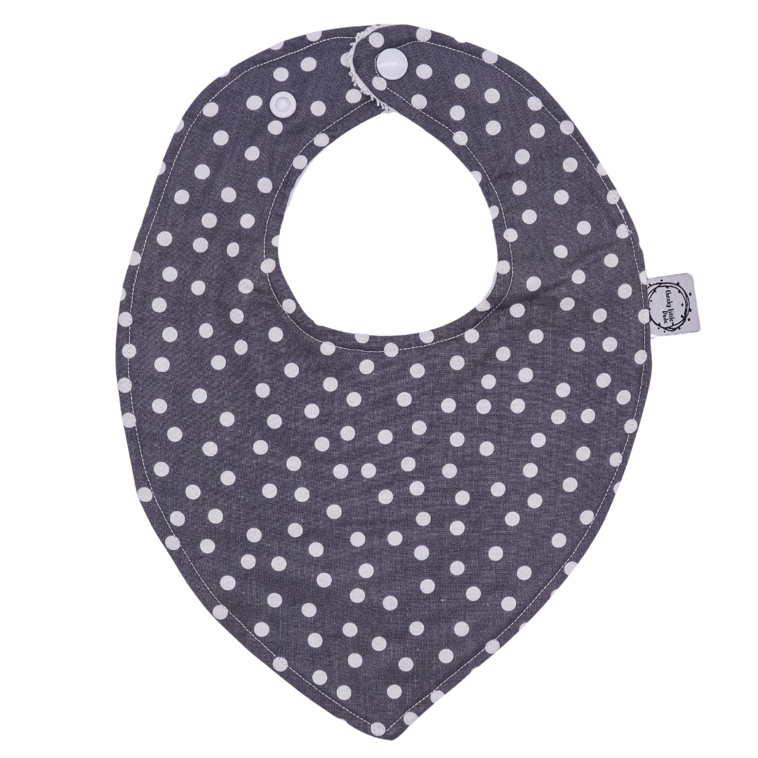 Grey Dots Dribble Bib