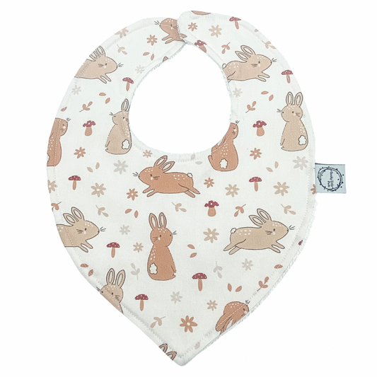 Forest Bunny Dribble Bib