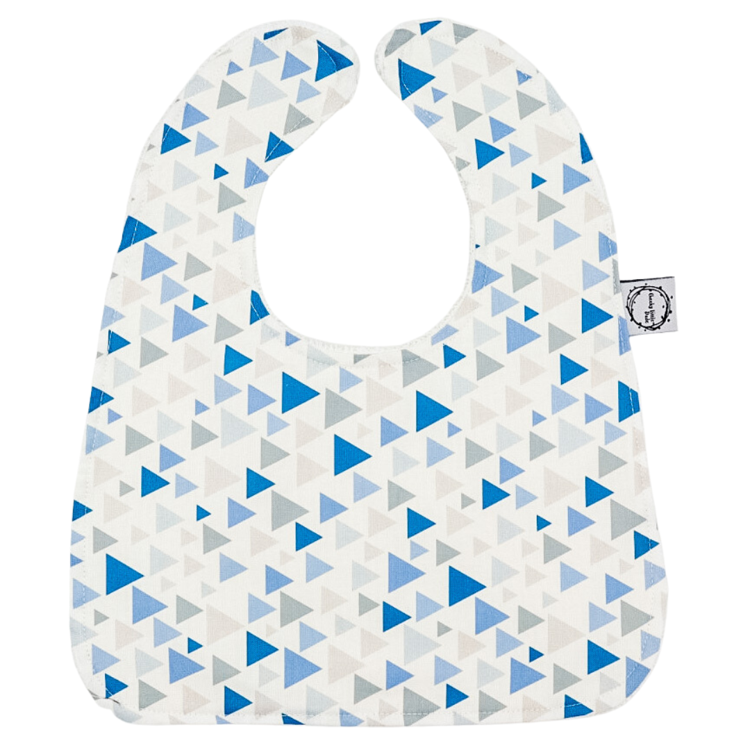 Blue Triangles Standard Bib