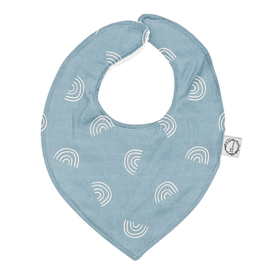 Blue Rainbow Dribble Bib