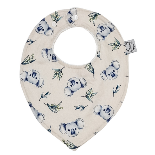 Wattle koalas Dribble Bib