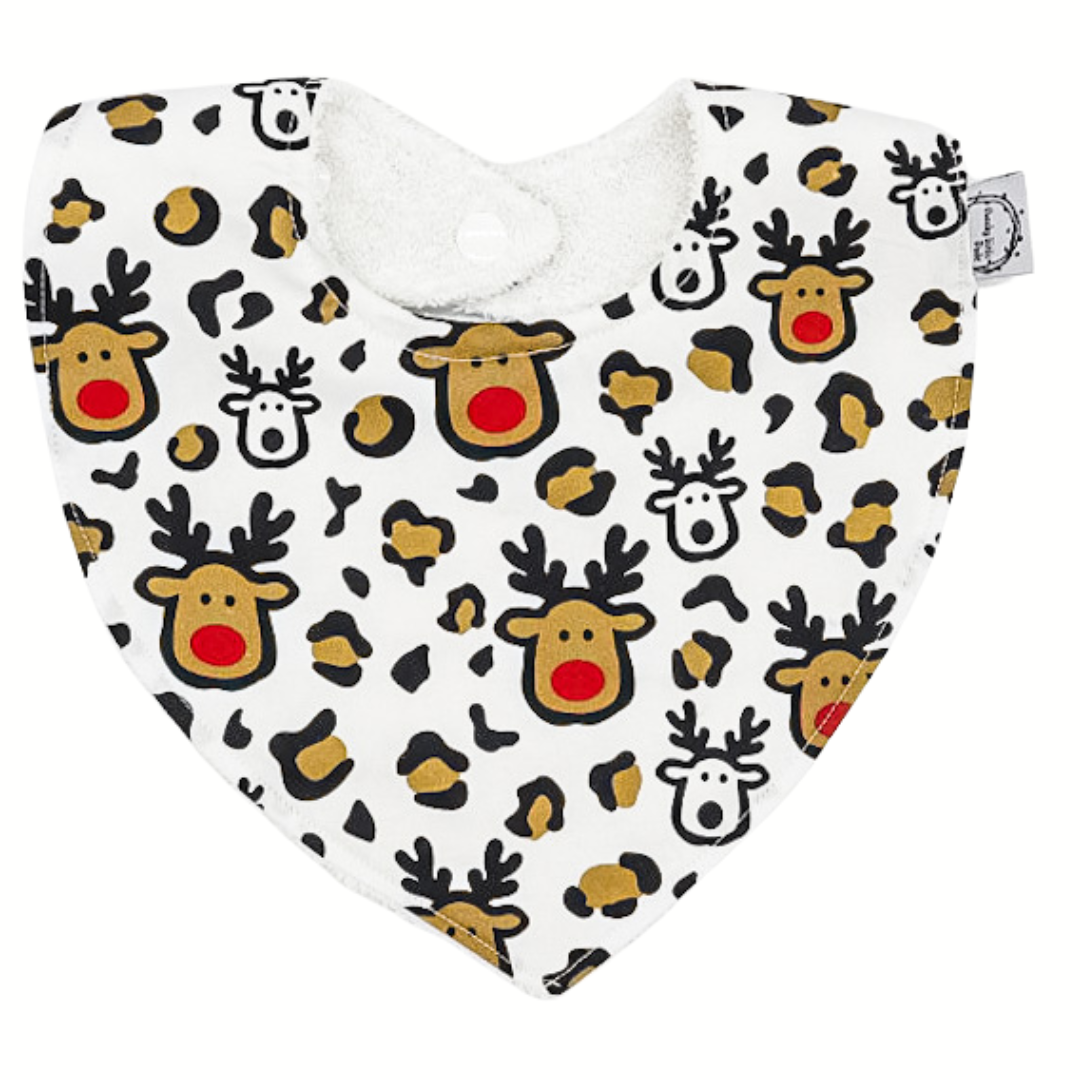 Christmas Reindeer Dribble Bib