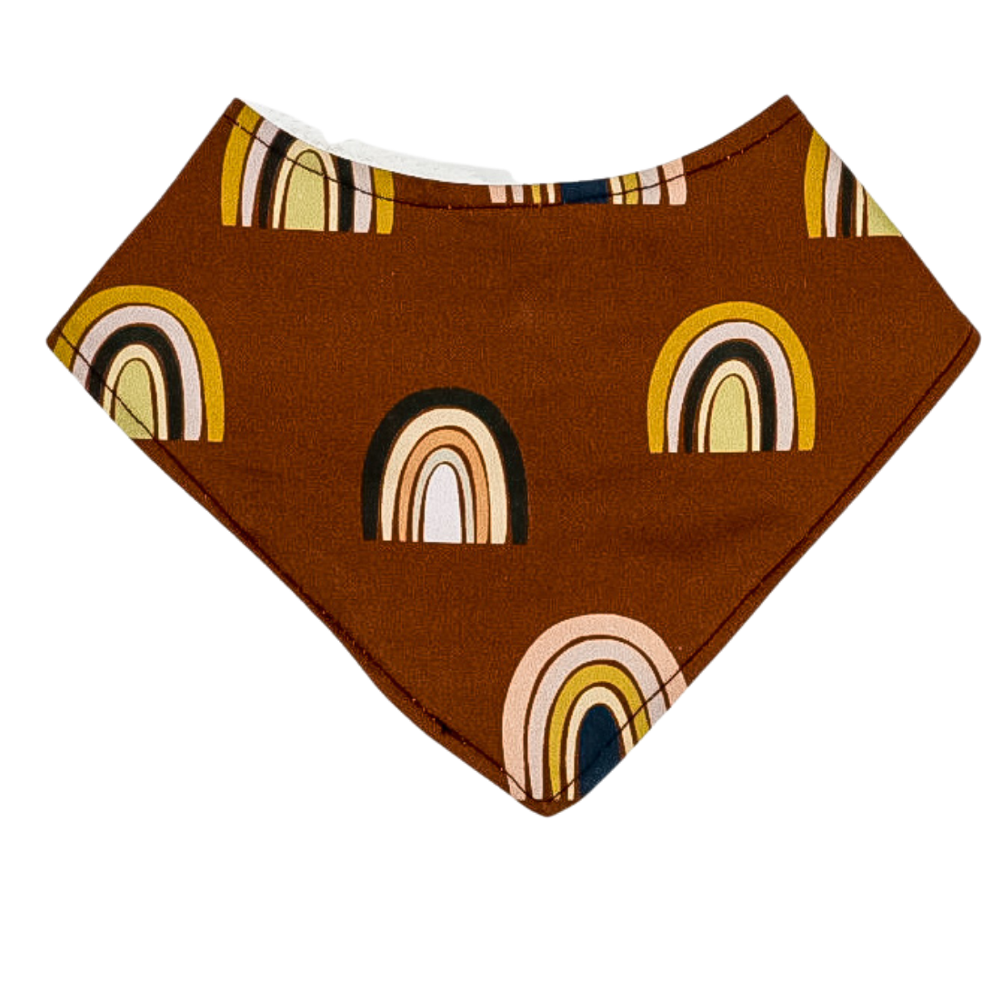 Chestnut Rainbow Bandana Bib