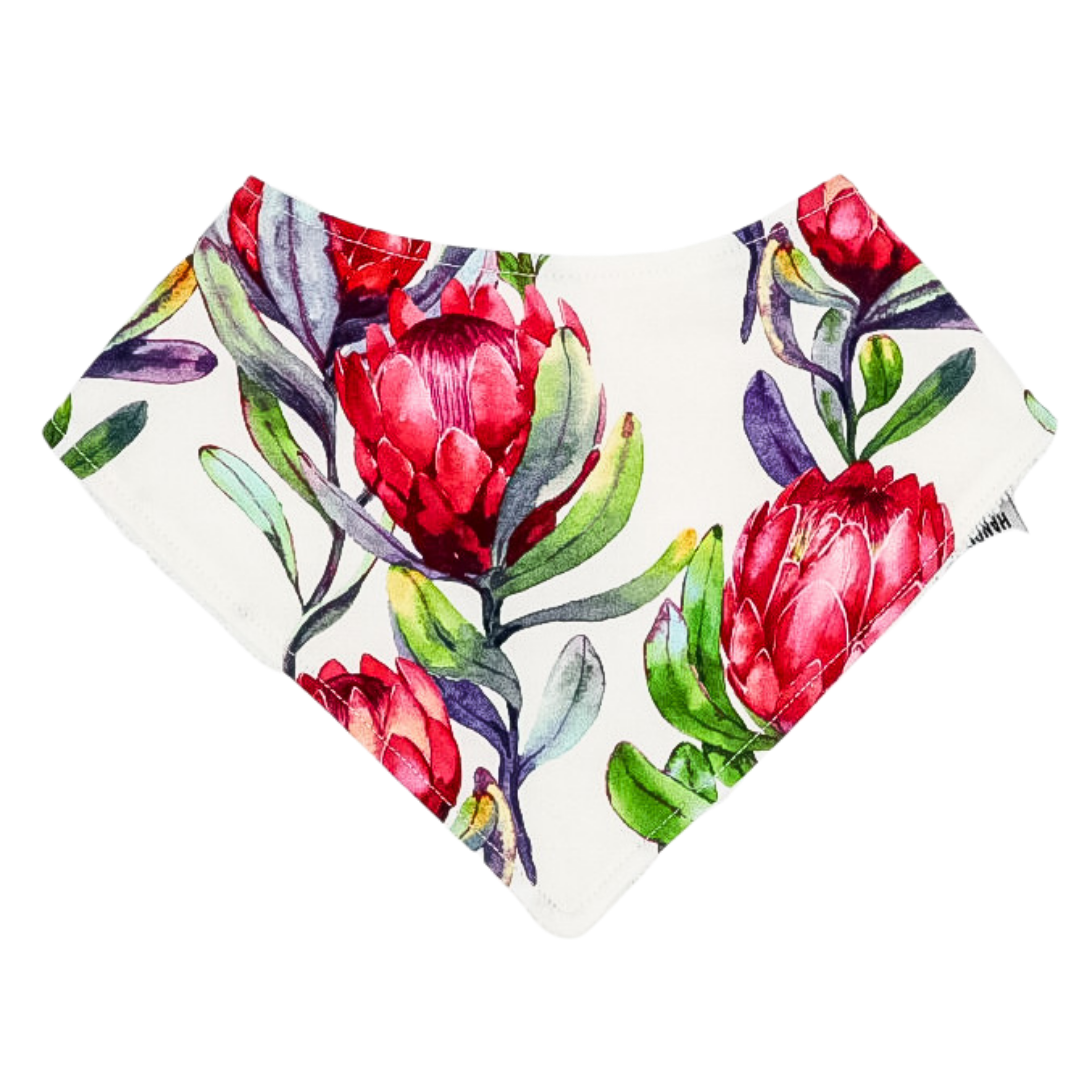 Waratah Bandana Bib