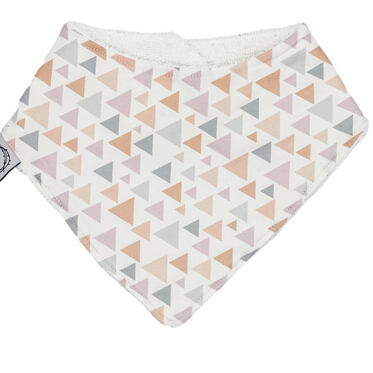 Pink Triangle Bandana Bib