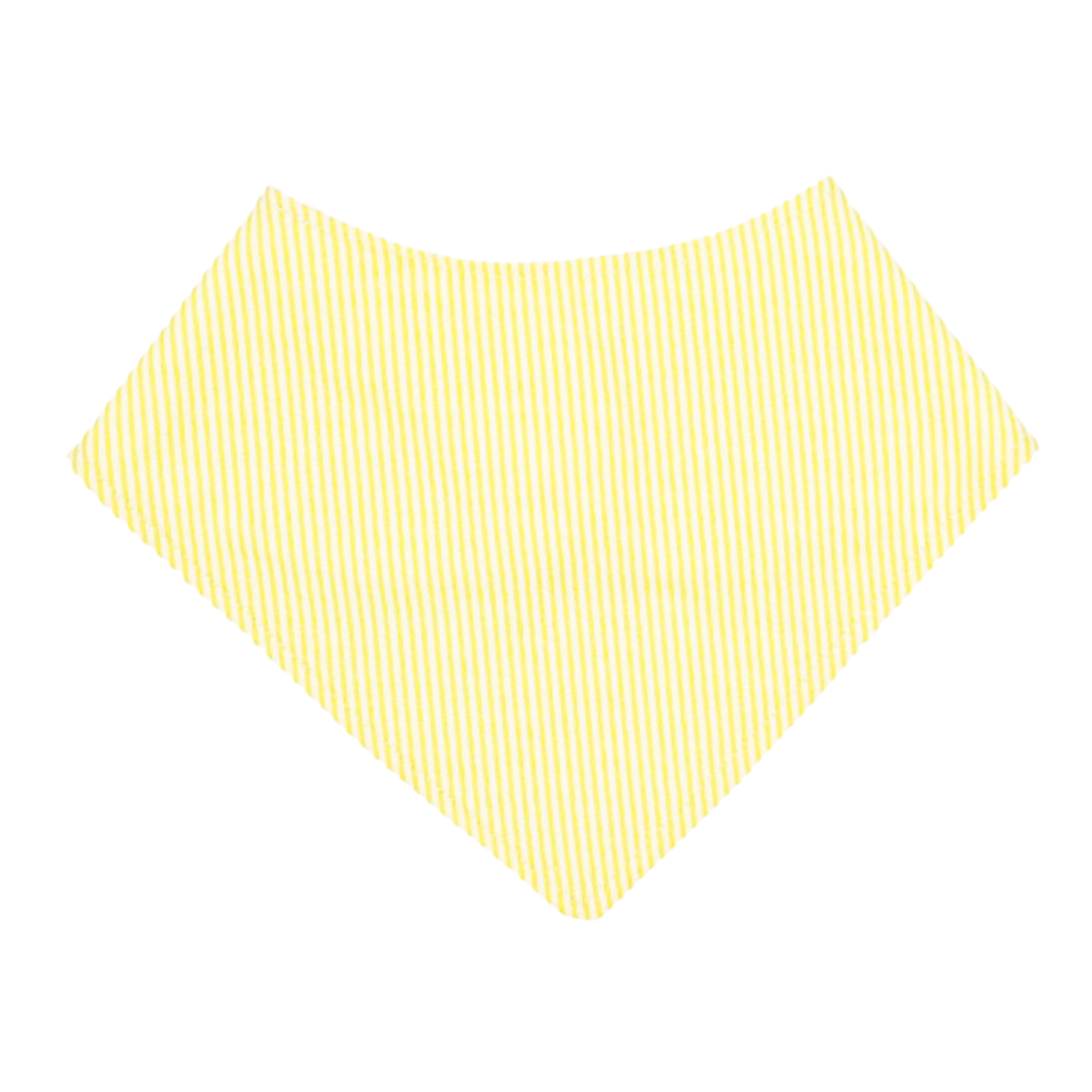 Yellow Stripe Bandana Bib