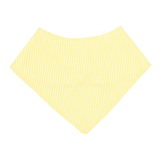 Yellow Stripe Bandana Bib