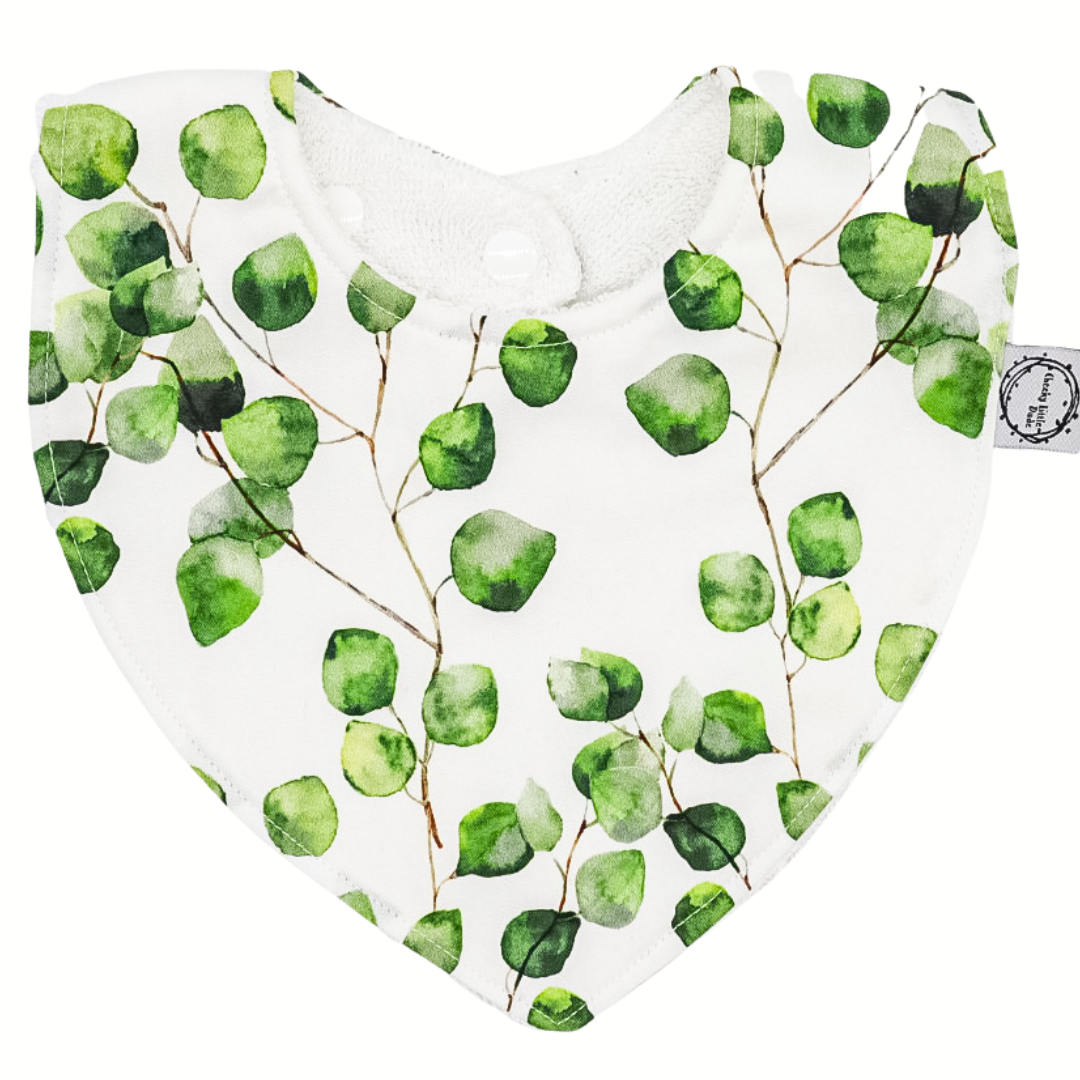 Eucalyptus Leaves Dribble Bib