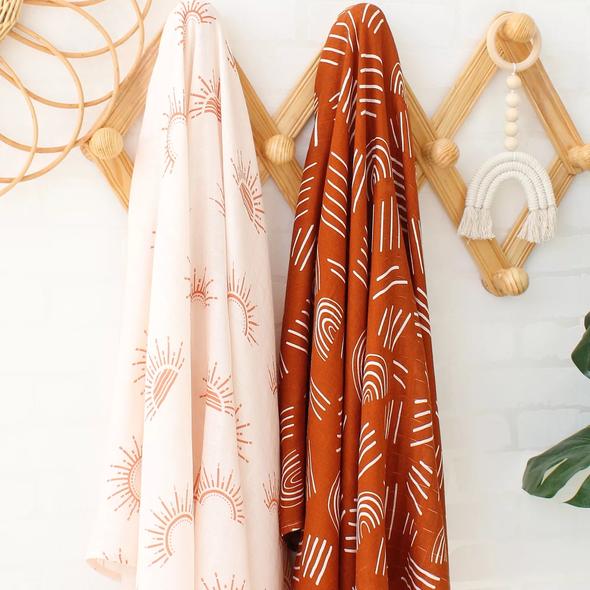 Sunrise Bamboo Muslin Wraps