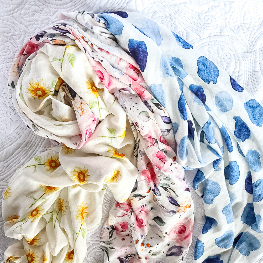 Rosie Bamboo Muslin Wraps